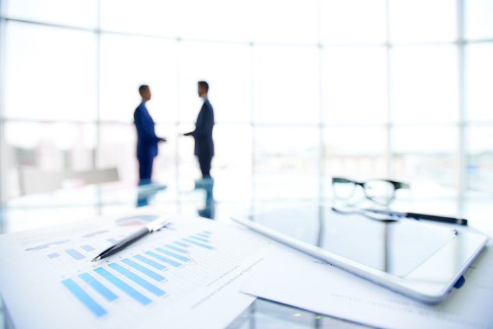 documents with charts touchpad desk resize