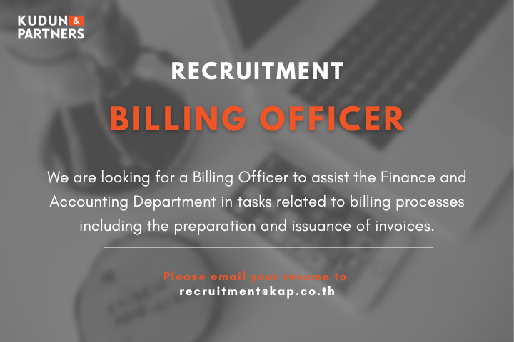 Recruitment for Billing Officer